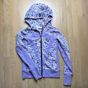 Ivivva by Lululemon Purple Zip Hoodie Sweatshirt Jacket Size 12